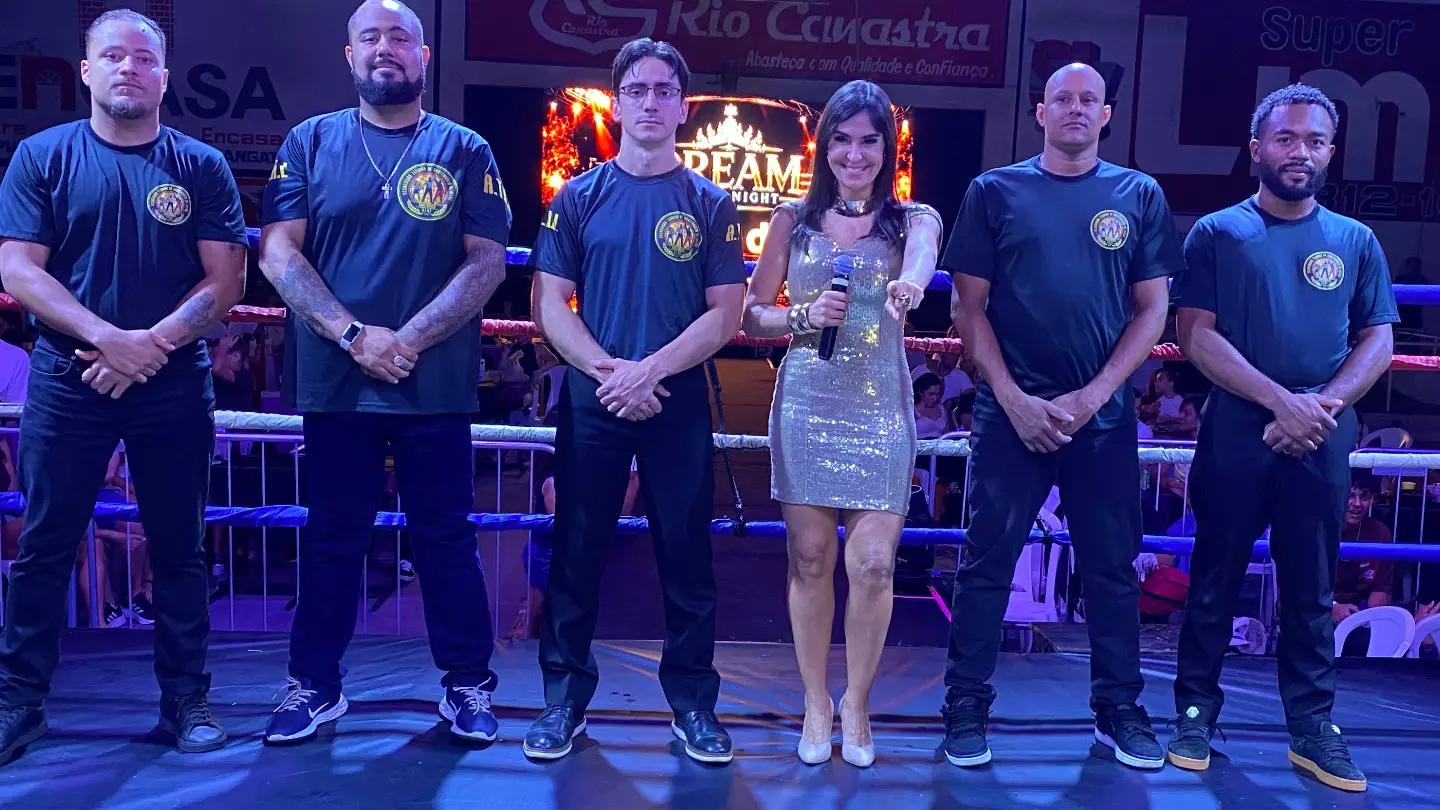 Foto de divulgação do evento (Arbitragem Dream Fight Night)