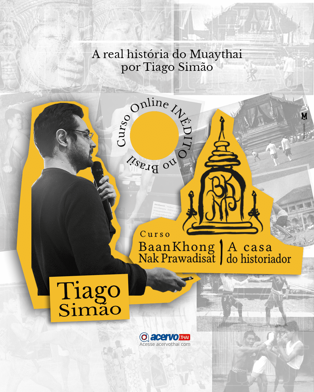Curso online sobre a História do Muaythai é lançado no Brasil