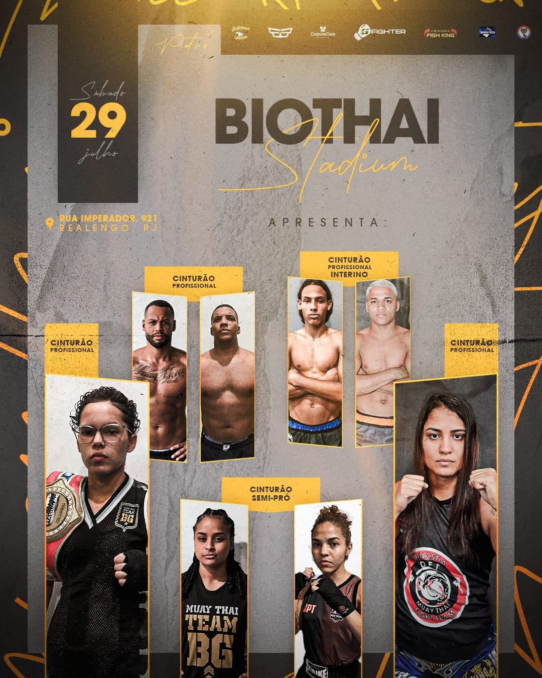 Resultados Bio Thai Stadium - 29 de julho