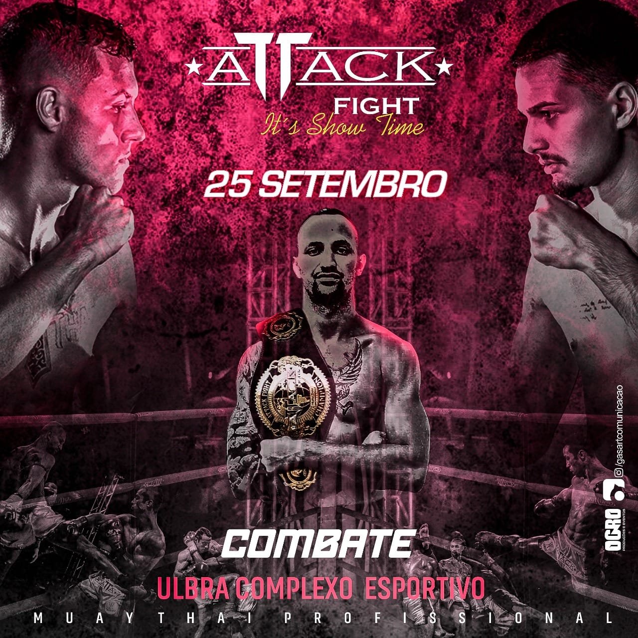 Attack Fight 19 estará no Canal Combate
