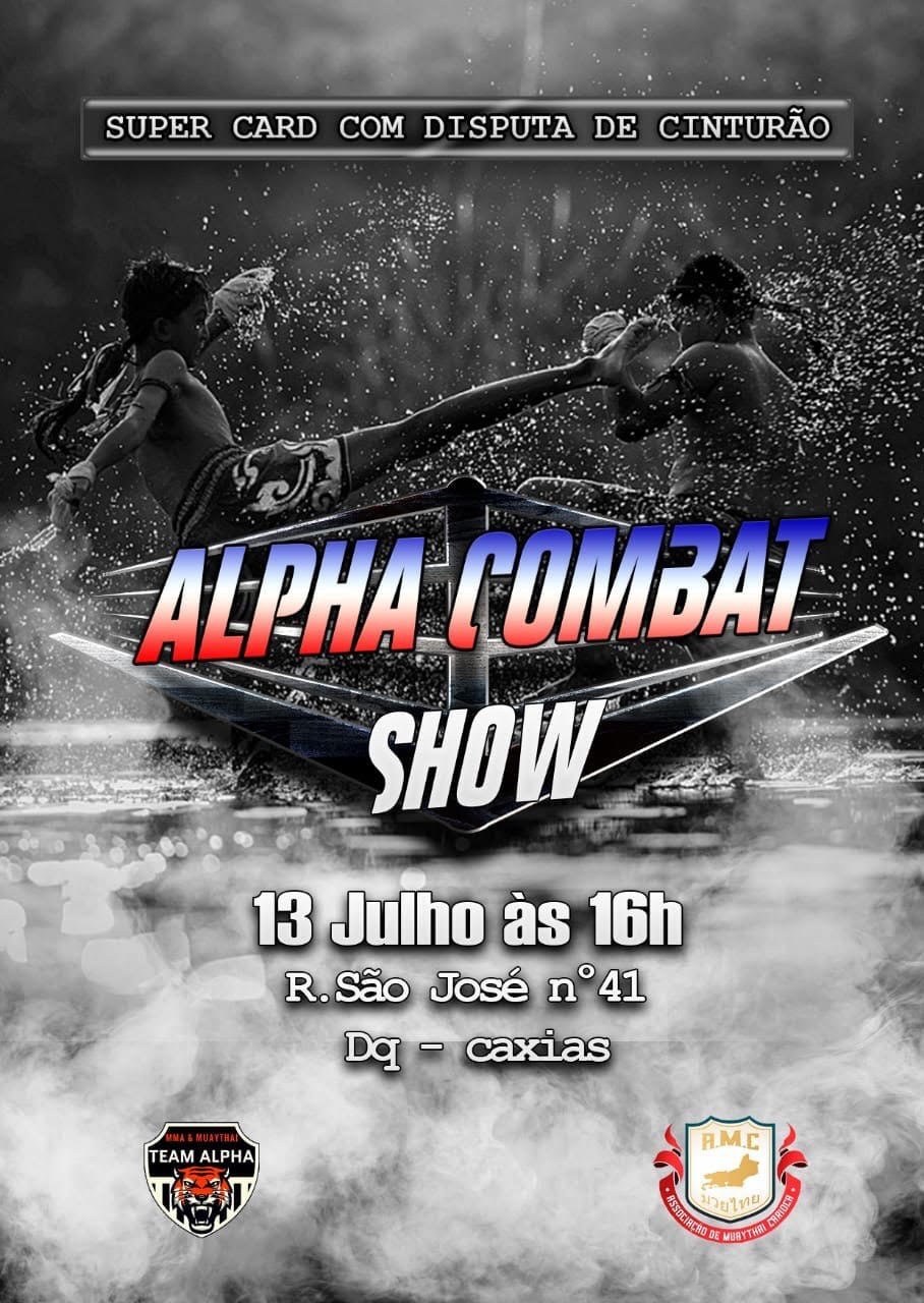 1º Alpha Combat Show estréia com ótimo card