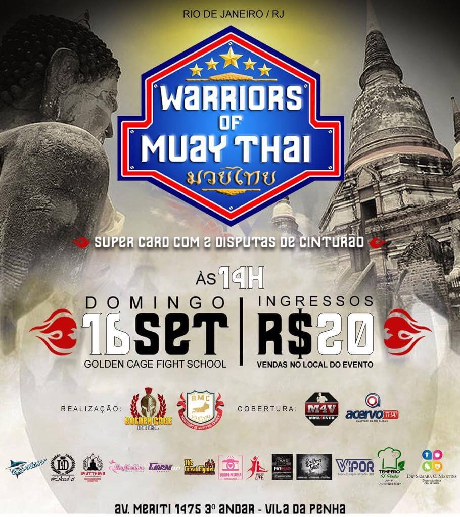 Warriors Of Muaythai faz sucesso em sua primeira edição
